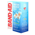 Band-Aid Clear Water Block Plus 30Pk