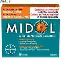 Midol Extra Strength 16 Pk