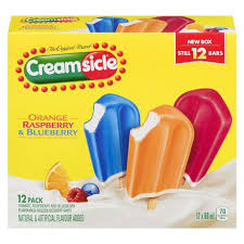 Popsicle Creamsicle Frozen Dessert Bars, 12 bars x 60 ml