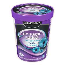 Chapmans Vanilla Ice Cream, No Sugar Added 1L