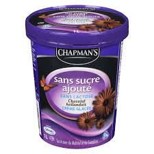 Chapmans Dutch Chocolate Ice Cream, No Sugar Added 1L