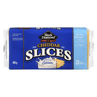 Black Diamond Cheddar Slices Fat Free 410 G