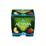 Danone Activia 0 % Strawberry/Peach 8X100G