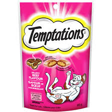 Temptations Beef Cat Treats 85G