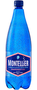 Montellier Grapefriut Carbonated Natural Spring Water 1 L, Bottle