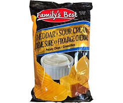 Family's Best Cheddar & Sour Cream Chips 130g