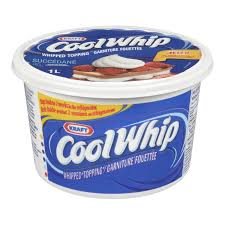 Cool Whip Original Frozen Whipped Topping, 1 L Tub, 1L