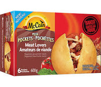 Mccain Pizza Pocket Meat Lovers 600g