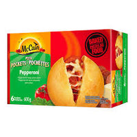 McCain Frozen Pepperoni Pizza Pockets  600 g