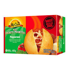 McCain Frozen Pepperoni Pizza Pockets  600 g