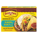 Old El Paso Dinner Kit, Hard & Soft Taco 340g