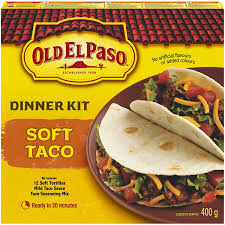 Old El Paso Dinner Kit, Soft Taco 340g