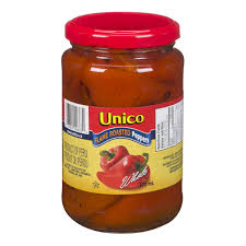 Unico Whole Flame Roasted Peppers 370 Ml