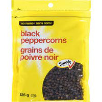 No name Black Peppercorns 125g