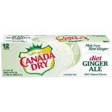 Canada Dry Diet Gingerale 12 Pk