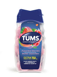 Tums Extra Strength Antacid Assorted Berries 100 EA, 750mg