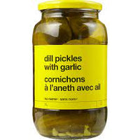 No name dill pickles with garlic 1l