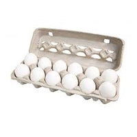 Eggs 1 Dozen, white, Large -Laviolette