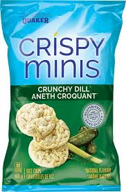 Quaker Dill Flavoured Brown Rice Chips, Crispy Minis 100g