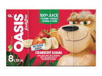 Oasis Fruit Zoo Strawberry Banana	8X200Ml