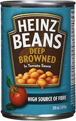 Heinz Beans Tomato Deep Brown 398mL