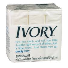 Ivory Bar Soap 3x90g