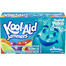 KOOL AID JAMMERS TROPICAL PUNCH 10 X 180ML