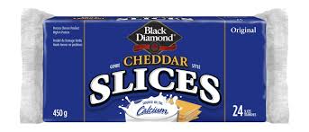 Black Diamond Cheddar-Style Processed Cheese Slices, 410 g