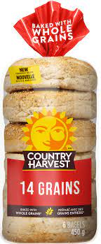 C Harvest 14 Grain Bagel 450 G