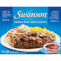 Swanson Salisbury Steak Dinn 345g