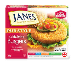 Janes Pub Style Breaded Chicken Burgers, 700g