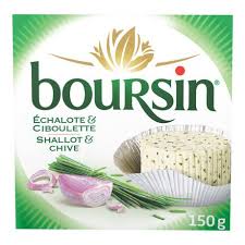 Boursin Shallot & Chive Cheese 150g