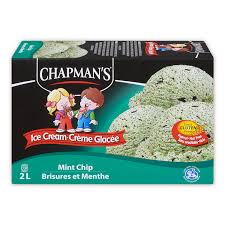 Chapmans Mint Chip  Ice Cream 2L