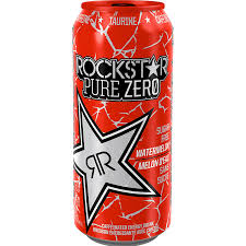 Rock Star Pure Zero Watermelon Sugar Free 473 Ml