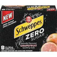 Schweppes Zero Grapefruit 12X355Ml