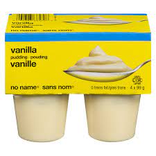 No Name  Pudding Vanilla 4pk