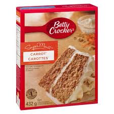 Betty Crocker Supermoist Cake Mix, Carrot 375g.