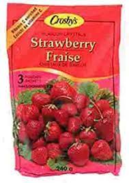 Crosby Strawberry  Flavour Crystals 3 Pk, 240 g