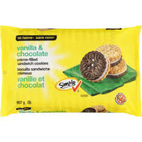 No Name Vanilla & Chocolate Cream Cookie 907 G
