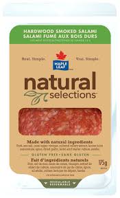 Maple Leaf Natural Selections Hardwood Smoked  Salami 175g