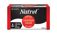 Natrel Butter, Salted 454g