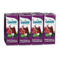 OASIS APPLE/GRAPE JUICE 8 X 200ML