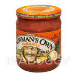 Newman's Own Salsa Sauce Pineapple 415ml