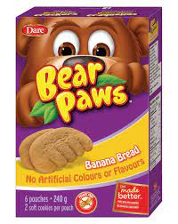 Dare Bear Paws Banana Bread 240g