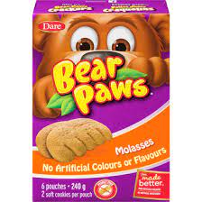Dare Bear Paws  Molasses 240g