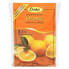 Crosby Orange Saveur Crystals 3 Pk, 240 g