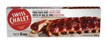 Swiss Chalet Pork Back Ribs Bbq 600g