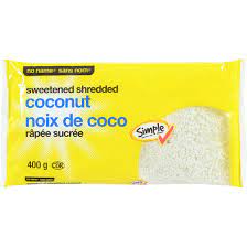 No name Coconut Sweet Shredded 400g