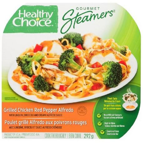 Healthy Choice Gourmet Steamers Grilled Chicken Red Pepper Alfredo 284g