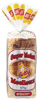 Betty Super Moist White Bread 675g